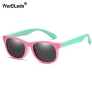 WarBlade Kids Polarized Sunglasses - Flexible Silicone Frame, UV400 Protection, Fashionable Eyewear for Boys and Girls