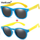 WarBlade Kids Polarized Sunglasses - Flexible Silicone Frame, UV400 Protection, Fashionable Eyewear for Boys and Girls