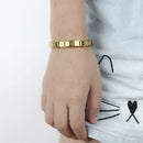 9mm Italian Elastic Charm Bracelet for Women - Fashionable Stainless Steel Bangle, Trendy Jewelry Accessory