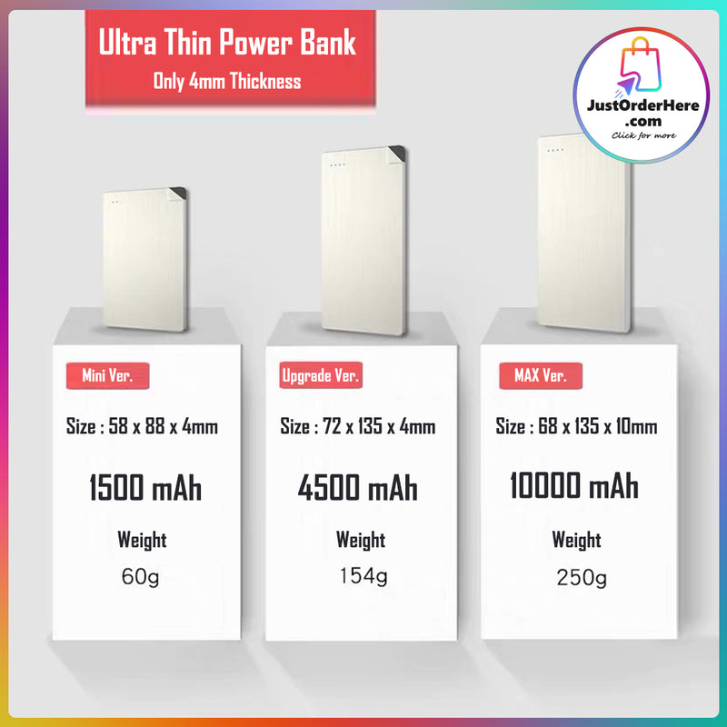 DG Premium Upgrade 4500mAh Ultra Slim Powerbank