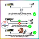 DG Smart AI 5 Ports 10/100M POE Switch ( 1 Uplink + 4 POE ) - 52W/4kV Lightning Protection