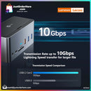 Lenovo Lecoo Universal Multi-Functional Docking Station 17 in 1 - TypeC/4K HDMI/PD/SSD