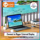Lecoo 3 in 1 Type-C to HDMI + USB3.0 + PD
