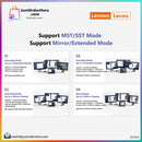 Lenovo Lecoo Universal Multi-Functional Docking Station 17 in 1 - TypeC/4K HDMI/PD/SSD