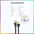 Ugreen Cat7 STP LAN RJ45 Ethernet Cable - Flat Design