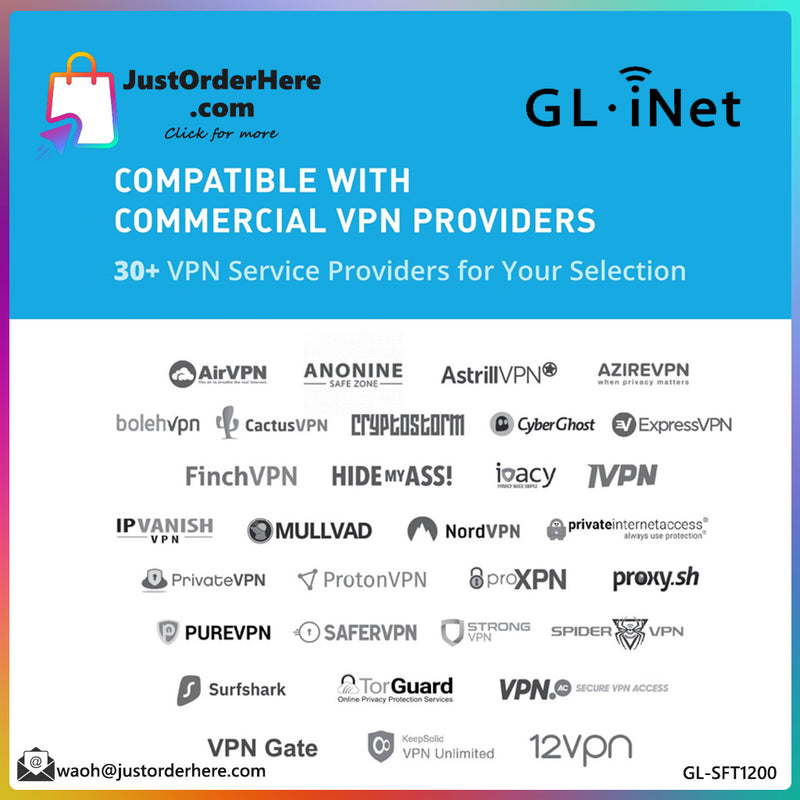 GL.iNet Opal AC1200 Wireless Travel Router (GL-SFT1200)