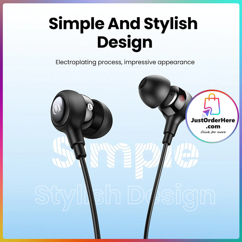 Ugreen 3.5mm/TypeC Wired In-Ear Earphones with MIC