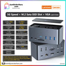 Lenovo Lecoo Universal Multi-Functional Docking Station 17 in 1 - TypeC/4K HDMI/PD/SSD