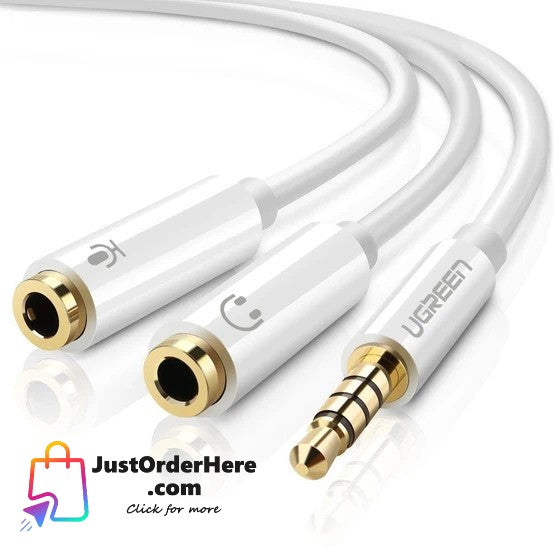 Ugreen Headphone Splitter Cable with Mic