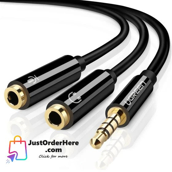 Ugreen Headphone Splitter Cable with Mic