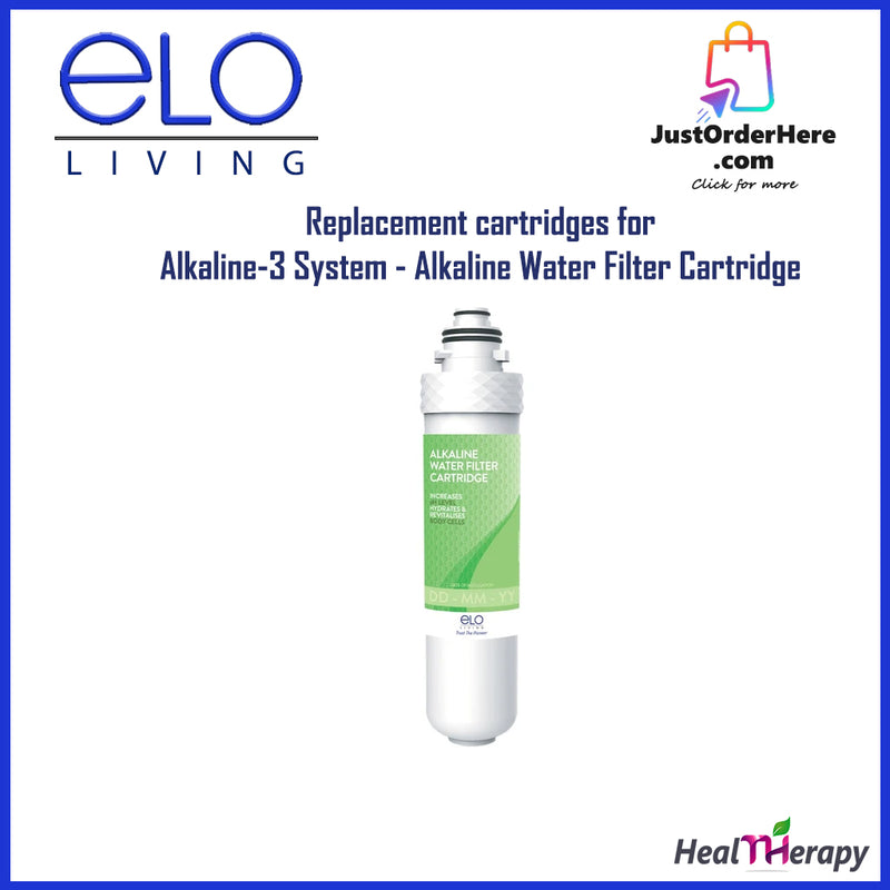ELO Living Replacement cartridges for  Alkaline-3 System - Alkaline Water Filter Cartridge HF1P-A