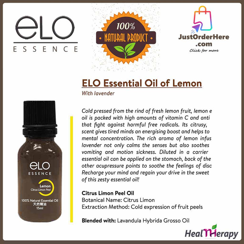ELO Essential Oil Twin Pack Bundle - Eucalyptus / Lemon / Lemongrass