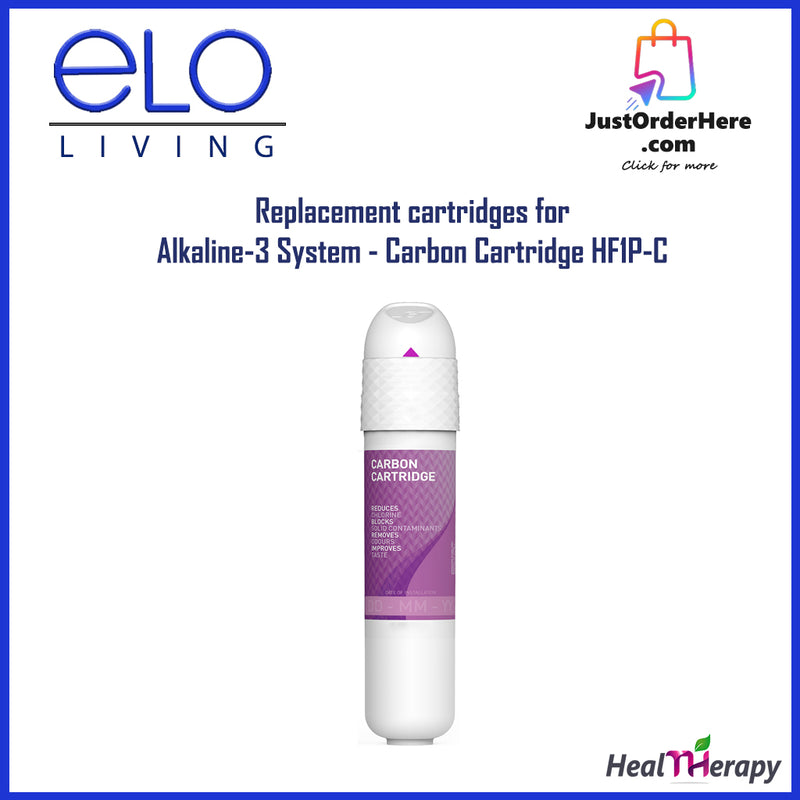 ELO Living Replacement cartridges for Alkaline-3 System - Carbon Cartridge HF1P-C
