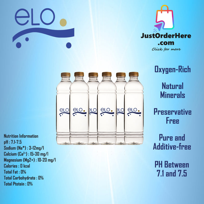 ELO Drinking Water 1.5L (6bottles)