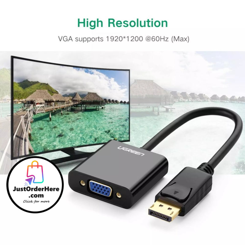Ugreen DisplayPort DP to VGA Adapter