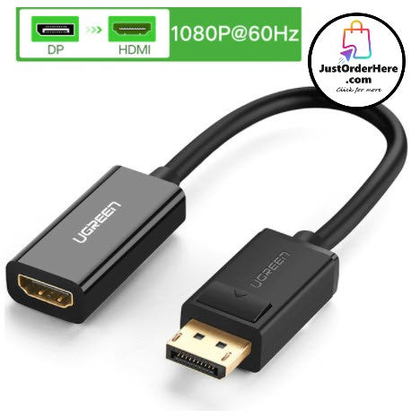 Ugreen 4K/1080P  DisplayPort DP to HDMI Adapter